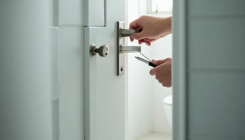 Badezimmer Türöffnung: Die besten Lösungen für jeden Notfall