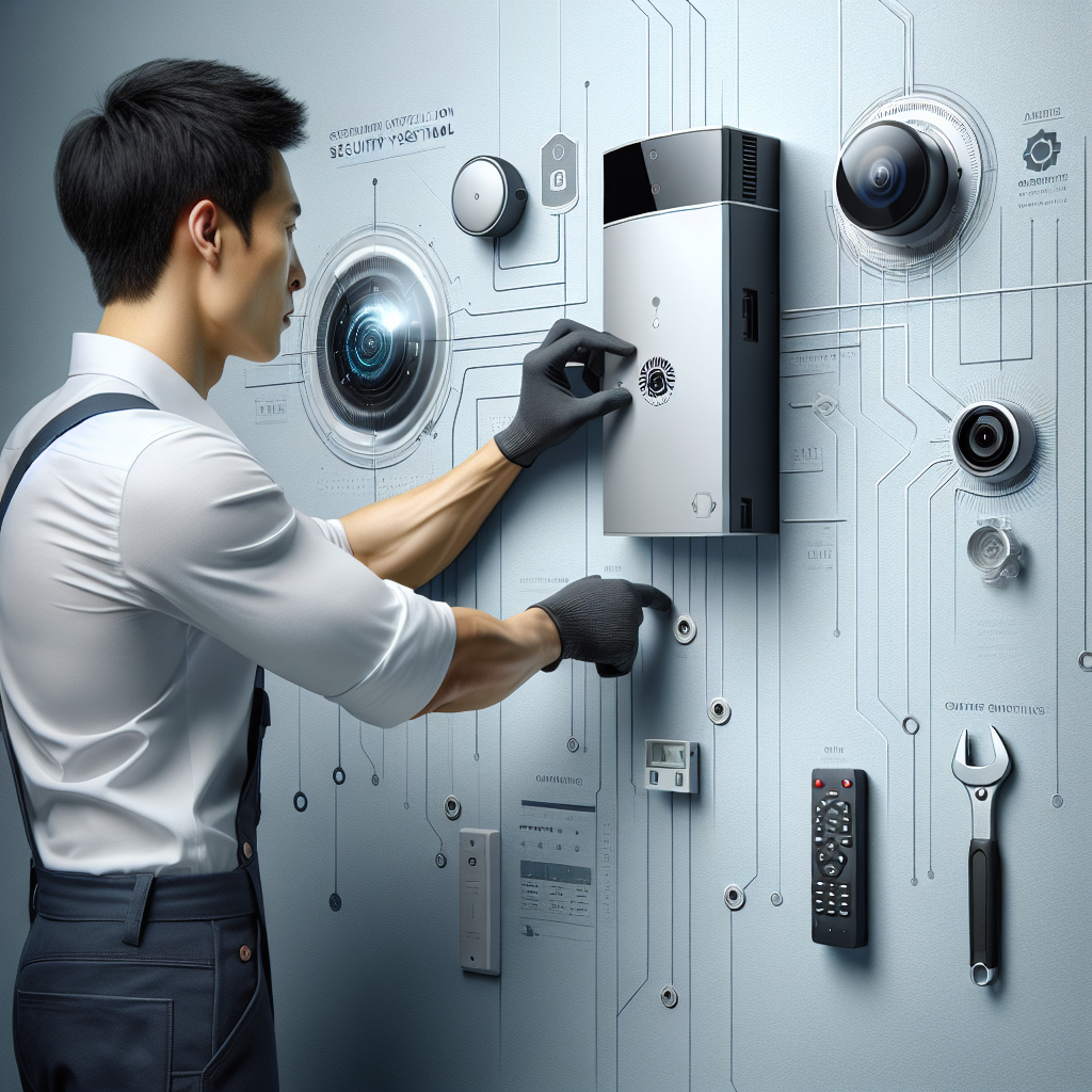 Sicherheitssystem-Installation