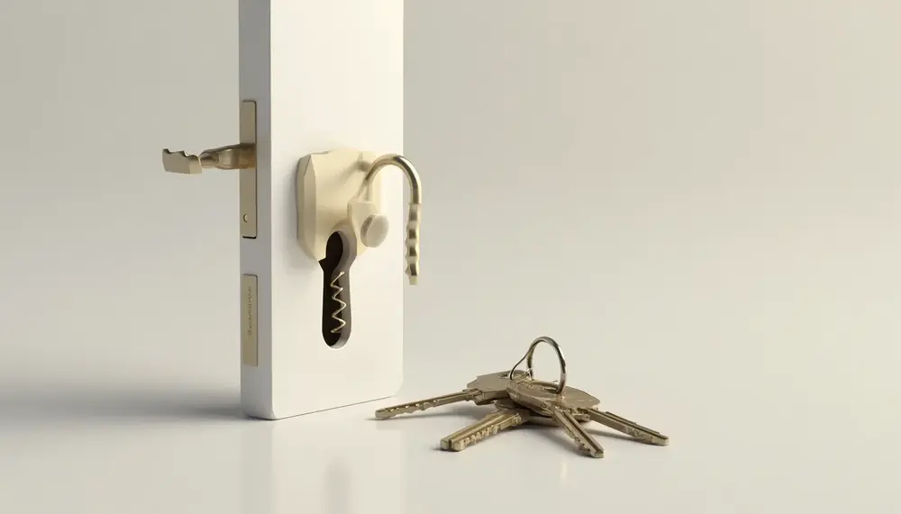 Türöffnung mit Korkenzieher: Risiken und Alternativen erklärt